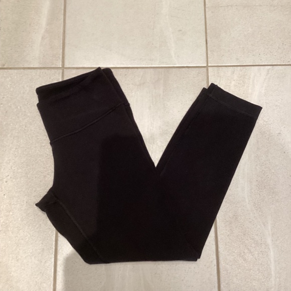 Lululemon ‘Pushing Limits’ 7/8 Tights - Black - Size 6 - Picture 7 of 8